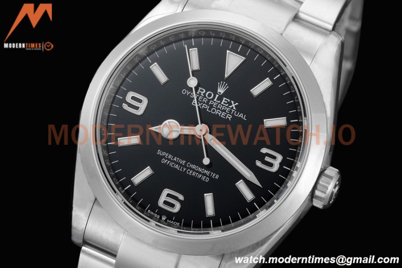 Rolex - Explorer 1 124270 36mm 904L SS/SS Black SBF VS3230