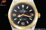 Rolex - Explorer 1 124273 36mm 904L YG/SS Black SBF VS3230