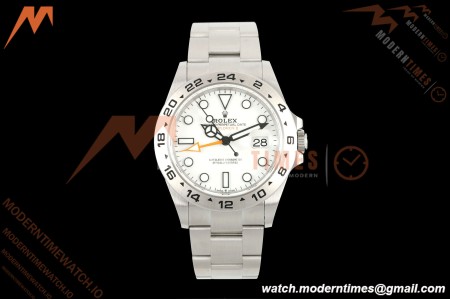 Rolex - Explorer II 226570 42mm SS/SS 904L CHS White Dial QF SH3285