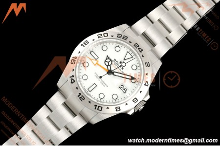 Rolex - Explorer II 226570 42mm SS/SS 904L CHS White Dial QF SH3285