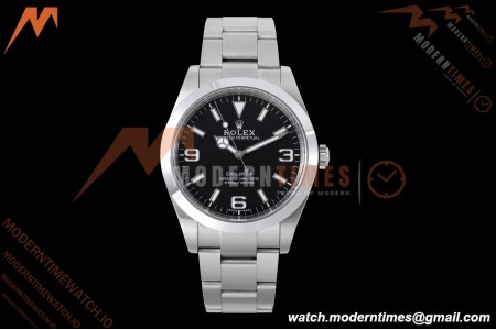 Rolex - Explorer 1 214270 39mm 904L SS/SS Black VF DD3132