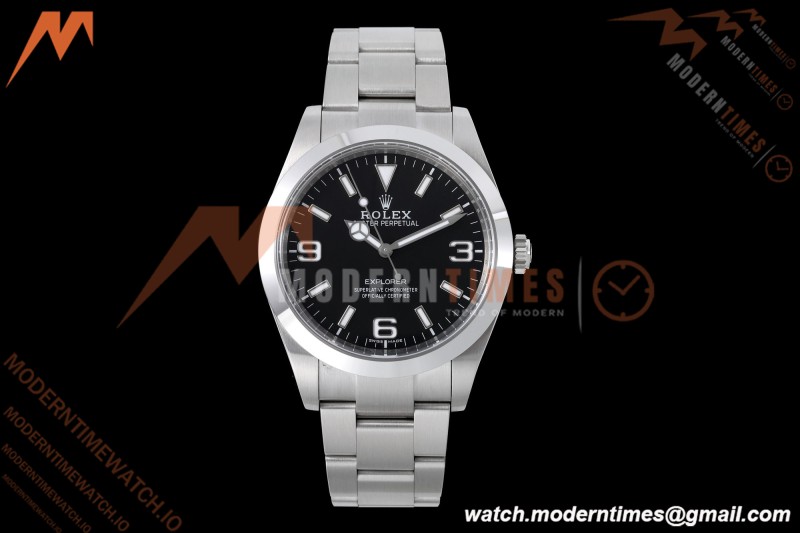 Rolex - Explorer 1 214270 39mm 904L SS/SS Black VF DD3132