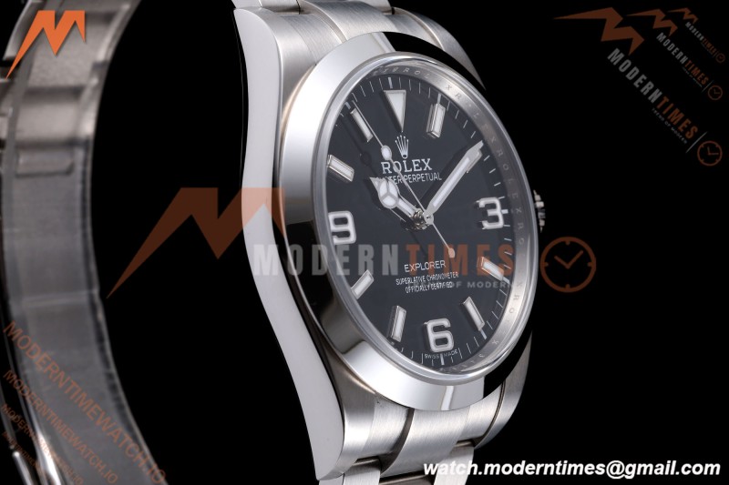 Rolex - Explorer 1 214270 39mm 904L SS/SS Black VF DD3132