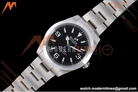 Rolex - Explorer 1 214270 39mm 904L SS/SS Black VF DD3132