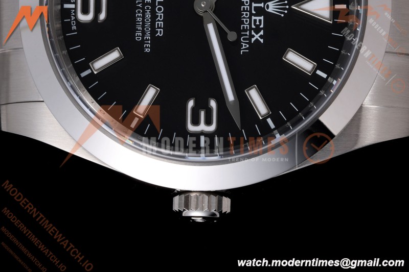 Rolex - Explorer 1 214270 39mm 904L SS/SS Black VF DD3132