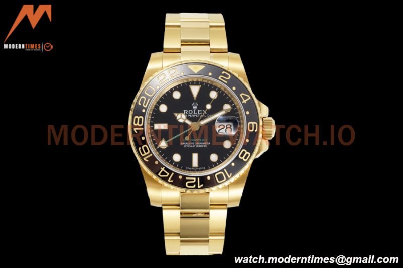 Rolex - GMT II 116718LN 904 Wrp YG/YG Black KF VR3186 CHS