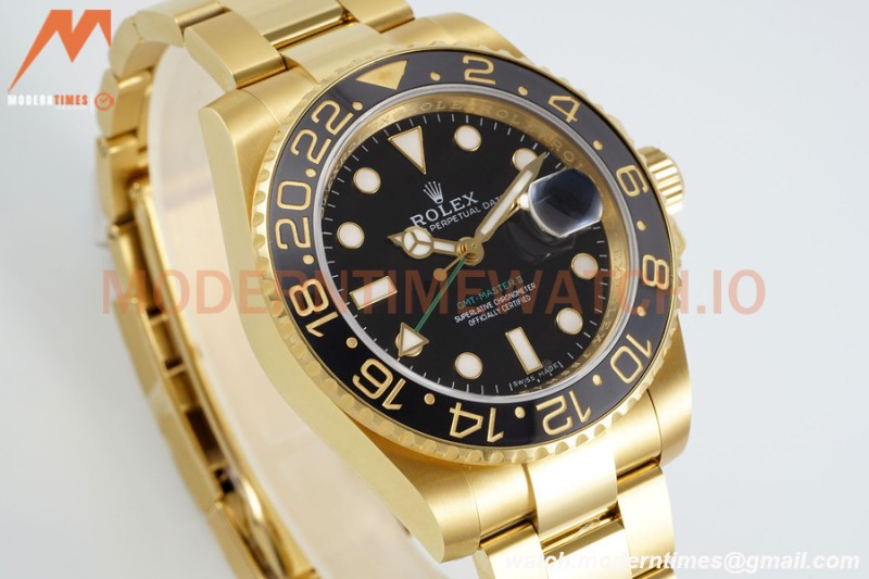 Rolex - GMT II 116718LN 904 Wrp YG/YG Black KF VR3186 CHS