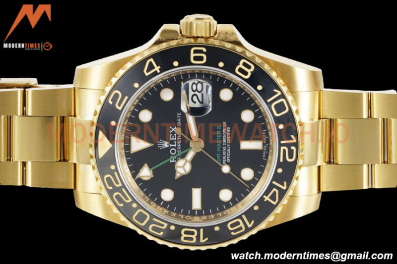 Rolex - GMT II 116718LN 904 Wrp YG/YG Black KF VR3186 CHS