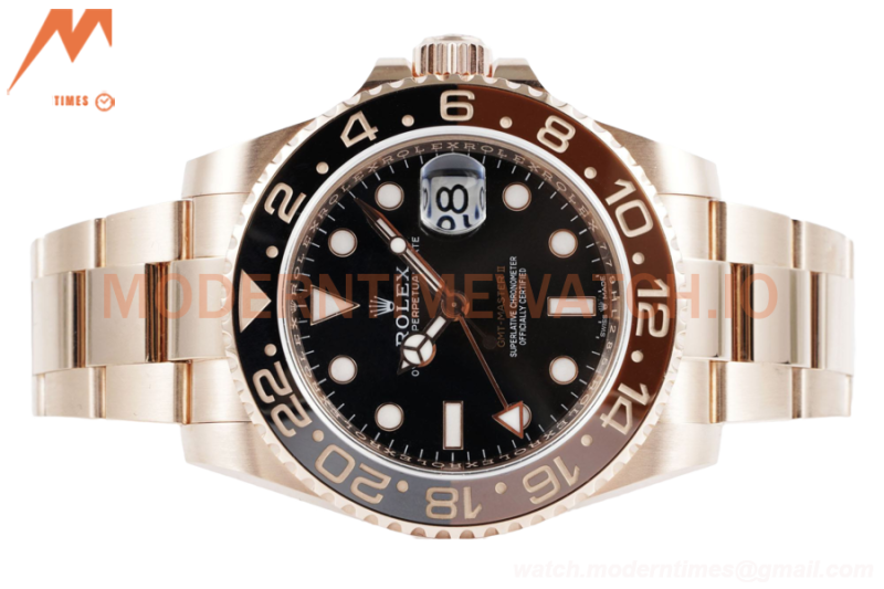 Rolex - GMT II 126715CHNR 904L Wrp RG/RG Black KF VR3186 CHS