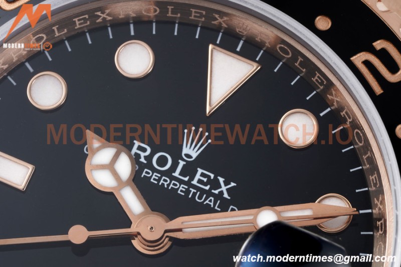 Rolex - GMT II 126715CHNR 904L Wrp RG/RG Black KF VR3186 CHS