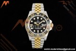 Rolex - GMT II 126713GRNR Bumblebee Jub 40mm 904L YG/SS Black QF SH3285 CHS