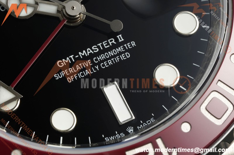 Rolex - GMT II 126710 Coke Jub 40mm 904L SS/SS Black QF SH3285 CHS