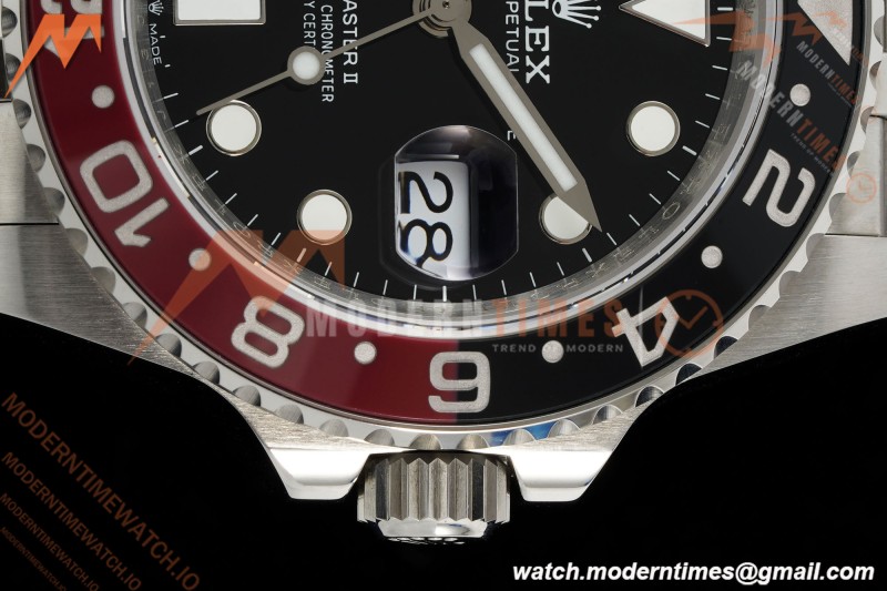 Rolex - GMT II 126710 Coke Jub 40mm 904L SS/SS Black QF SH3285 CHS