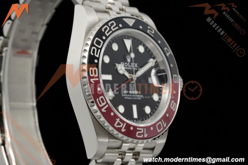 Rolex - GMT II 126710 Coke Jub 40mm 904L SS/SS Black QF SH3285 CHS