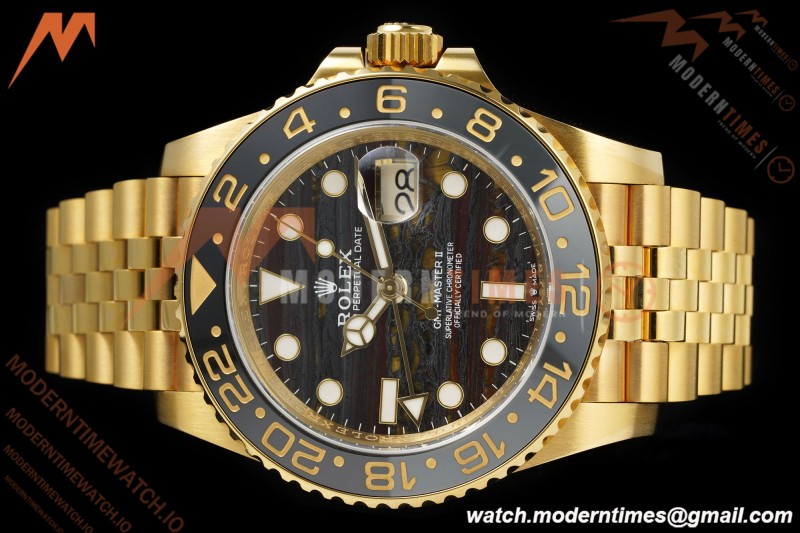 Rolex - GMT II 126718GRNR 40mm Jub YG/YG Tiger Iron Dial ARF VR3285 CHS