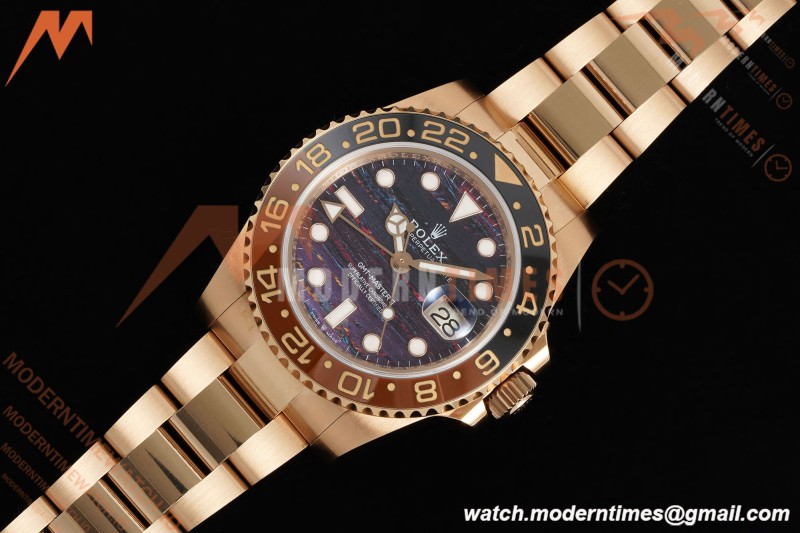 Rolex - GMT II 126715CHNR 40mm Jub RG/RG Tiger Iron Dial 3EF VR3285 CHS