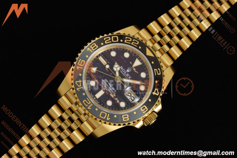 Rolex - GMT II 126718GRNR 40mm Jub YG/YG Tiger Iron Dial 3EF VR3285 CHS