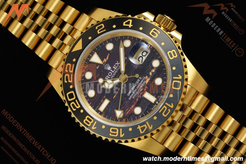 Rolex - GMT II 126718GRNR 40mm Jub YG/YG Tiger Iron Dial 3EF VR3285 CHS