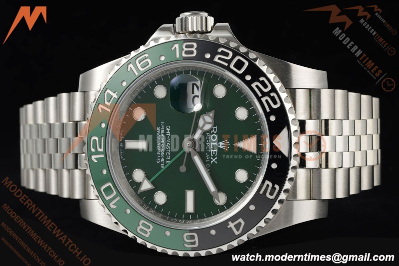 Rolex - GMT II 126720VTNR 40mm Jub SS/SS LHD Green Dial 3EF SH3285 CHS | 롤렉스 - GMT II 126729VTNR 40mm 주브 SS/SS LHD 그린 다이얼 3EF SH3285 CHS