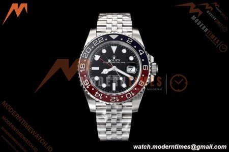 Rolex - GMT II 126710BLRO Jub 904L SS/SS Black Dial VSF V3 DD3285 CHS