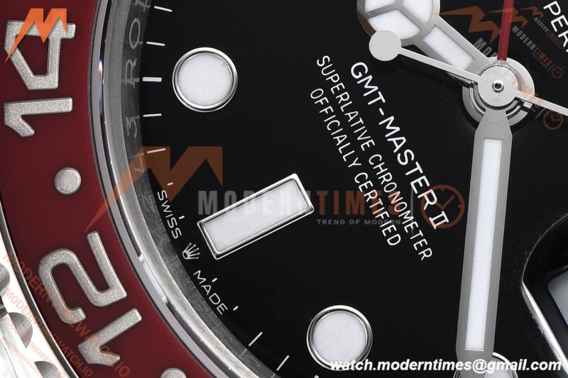 Rolex - GMT II 126710BLRO Jub 904L SS/SS Black Dial VSF V3 DD3285 CHS