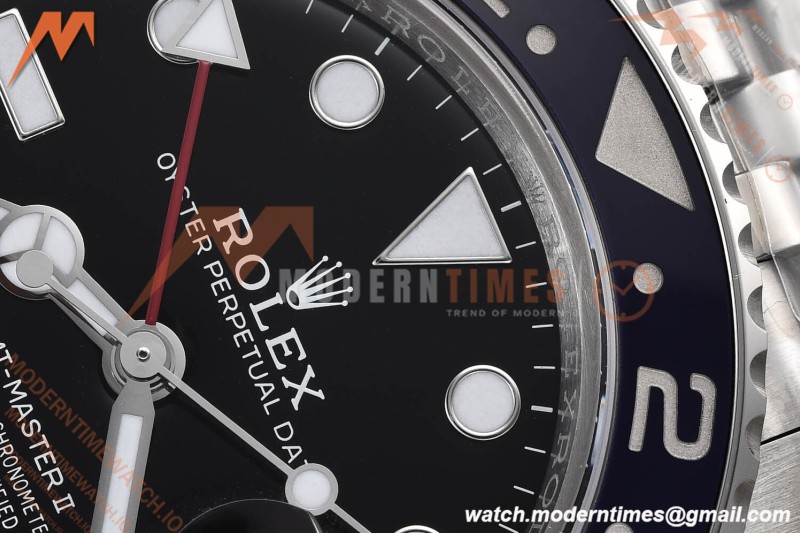Rolex - GMT II 126710BLRO Jub 904L SS/SS Black Dial VSF V3 DD3285 CHS