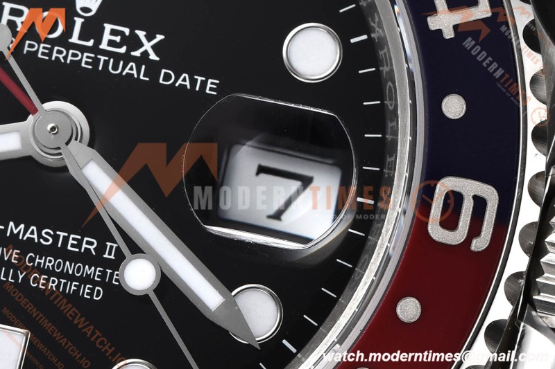 Rolex - GMT II 126710BLRO Jub 904L SS/SS Black Dial VSF V3 DD3285 CHS