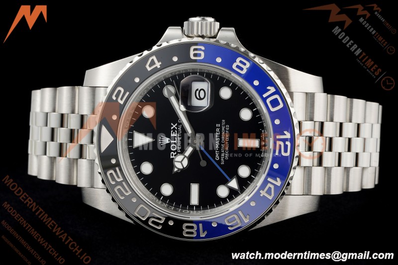 Rolex - GMT II 126710BLNR Jub 904L SS/SS Black Dial VSF V3 DD3285 CHS