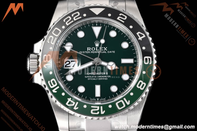 Rolex - GMT II 126729VTNR 40mm Oys SS/SS LHD Green Dial VSF V3 DD3285 CHS | 롤렉스 - GMT II 126729VTNR 40mm 오이즈 SS/SS LHD 그린 다이얼 VSF V3 DD3285 CHS