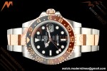Rolex - GMT II 126711CHNR Rootbeer Oys 40mm 904L RG/SS Black QF VR3285 CHS
