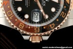 Rolex - GMT II 126711CHNR Rootbeer Oys 40mm Gain Weight 904L RG/SS Black ARF V3 VR3285 CHS