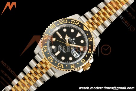 Rolex - GMT II 126713GRNR Bumblebee Jub 40mm Gain Weight 904L YG/SS Black ARF V3 VR3285 CHS