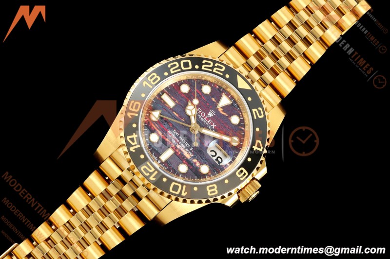 Rolex - GMT II 126718GRNR 40mm Jub YG/YG Tiger Iron Dial THBF SH3285 CHS