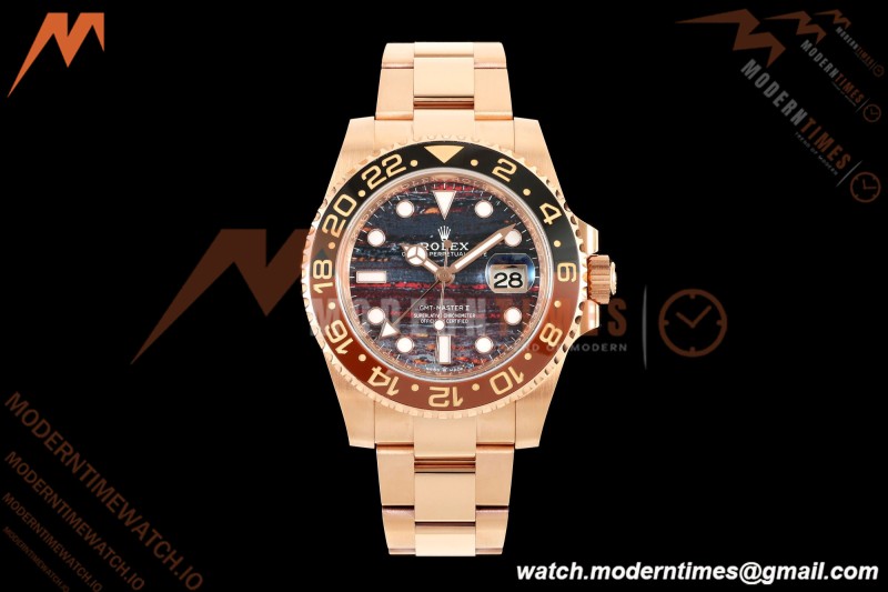 Rolex - GMT II 126715CHNR 40mm Jub RG/RG Tiger Iron Dial THBF SH3285 CHS | 롤렉스 - GMT II 126715CHNR 40mm Jub RG/RG 타이거 아이언 다이얼 THBF SH3285 CHS