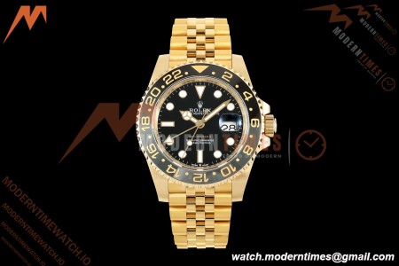 Rolex - GMT II 126718GRNR 40mm 904L Jub YG/YG Black PlayF VR3285 CHS