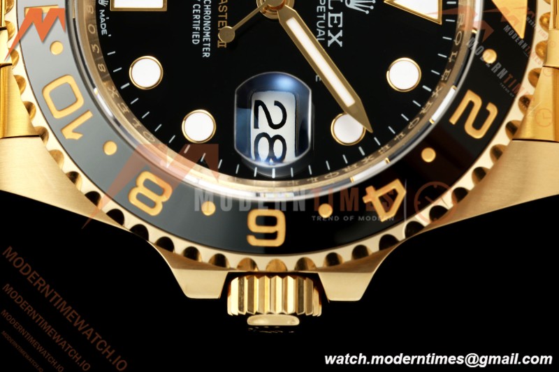 Rolex - GMT II 126718GRNR 40mm 904L Jub YG/YG Black PlayF VR3285 CHS