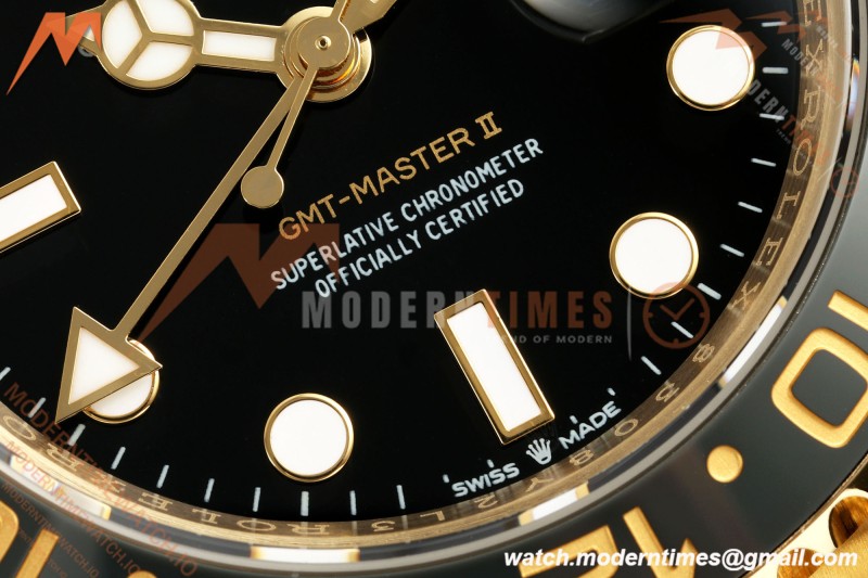 Rolex - GMT II 126718GRNR 40mm 904L Jub YG/YG Black PlayF VR3285 CHS