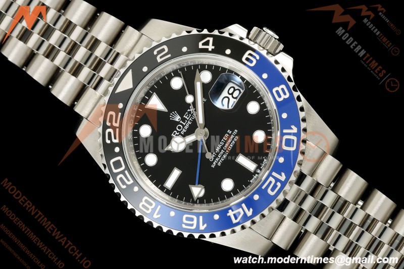 Rolex - GMT II 126710BLNR Batgirl 40mm 904L Jub SS/SS Black PlayF VR3285 CHS