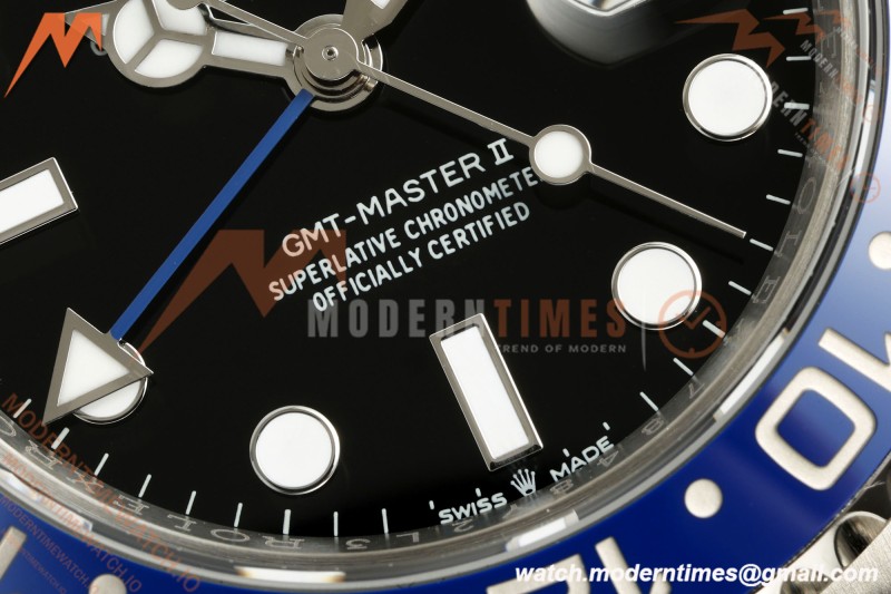 Rolex - GMT II 126710BLNR Batgirl 40mm 904L Jub SS/SS Black PlayF VR3285 CHS