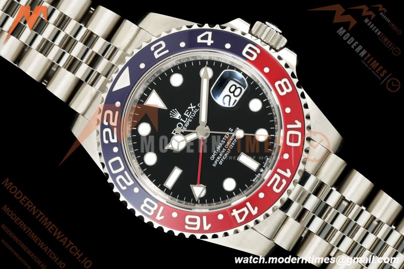 Rolex - GMT II 126710BLRO Pepsi 40mm 904L Jub SS/SS Black PlayF VR3285 CHS | 롤렉스 - GMT II 126710BLRO 펩시 40mm 904L 주브 SS/SS 블랙 플레이F VR3285 CHS