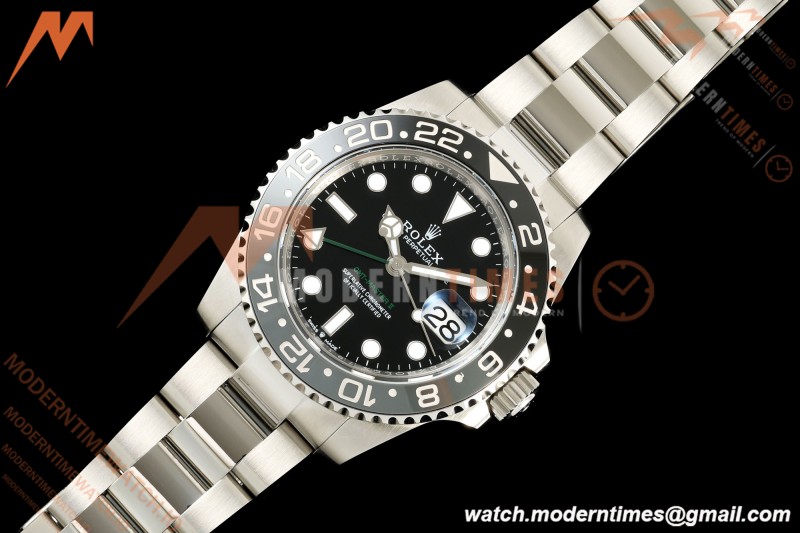 Rolex - GMT II 126710GRNR Bruce Wayne 40mm 904L Jub SS/SS Black PlayF VR3285 CHS