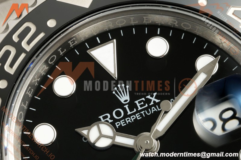 Rolex - GMT II 126710GRNR Bruce Wayne 40mm 904L Jub SS/SS Black PlayF VR3285 CHS