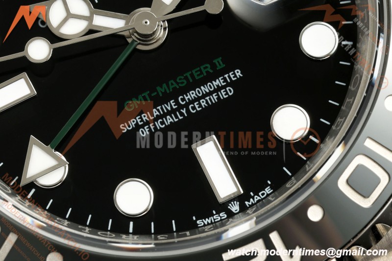 Rolex - GMT II 126710GRNR Bruce Wayne 40mm 904L Jub SS/SS Black PlayF VR3285 CHS
