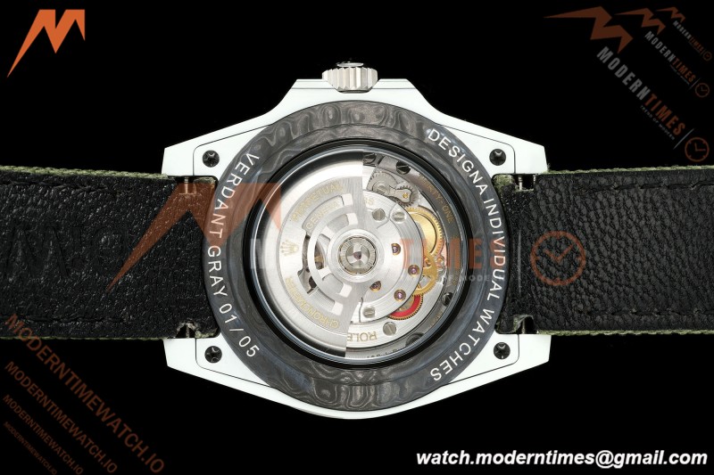 Rolex - GMT Master DiW 40mm Verdant Gray Automatic White Carbon Fiber FC/NY Grey Dial DIWF VR3285