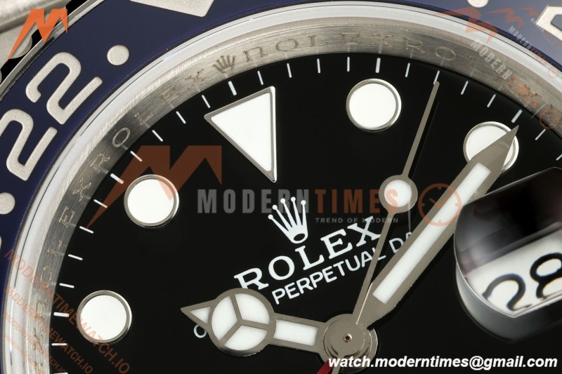 Rolex - GMT II 126710BLRO Pepsi 40mm 904L Jub SS/SS Black QF V2 SH3285 CHS
