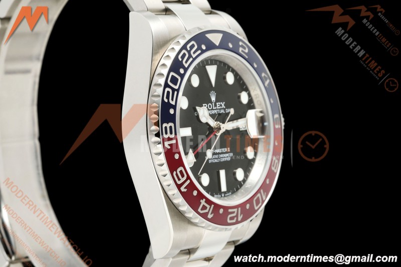 Rolex - GMT II 126710BLRO Pepsi 40mm 904L Oys SS/SS Black QF V2 SH3285 CHS