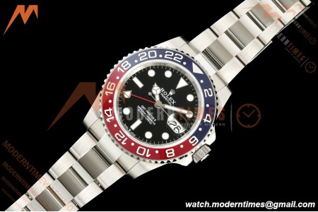 Rolex - GMT II 126710BLRO Pepsi 40mm 904L Oys SS/SS Black QF V2 SH3285 CHS
