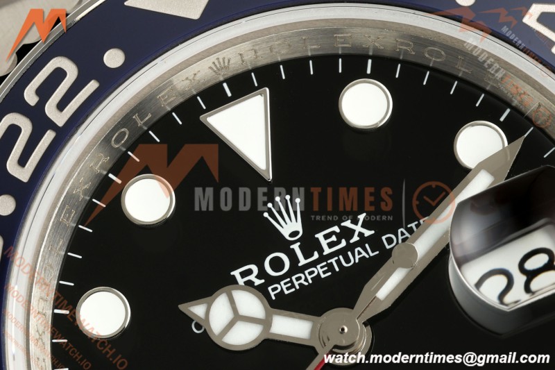 Rolex - GMT II 126710BLRO Pepsi 40mm 904L Oys SS/SS Black QF V2 SH3285 CHS