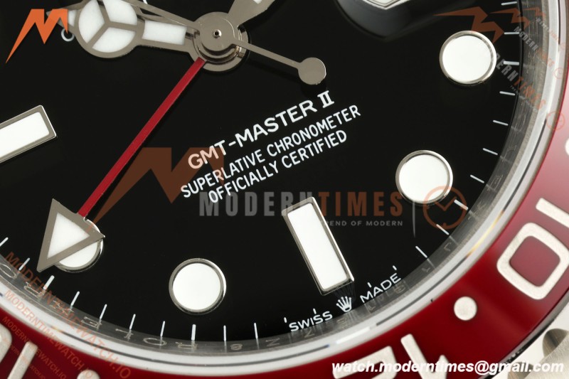 Rolex - GMT II 126710BLRO Pepsi 40mm 904L Oys SS/SS Black QF V2 SH3285 CHS