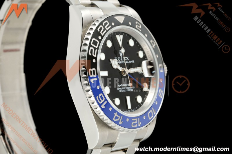 Rolex - GMT II 126710BLNR Batman 40mm 904L Oys SS/SS Black QF V2 SH3285 CHS